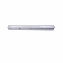 GlobaLux 4-ft 45W LED Vapor Tight Fixture, 0-10V Dimmable, 5850 lm, 120V-277V, Selectable CCT