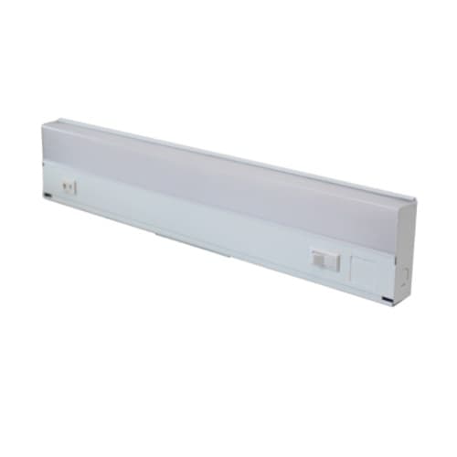 GlobaLux 33-in 14W LED Undercabinet Light, 900 lm, 120V, Selectable CCT, Nickel