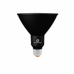 Green Creative 15.5W LED PAR38 Bulb, Dimmable, 25 Degree Beam, E26, 1370 lm, 120V, 3000K, Black