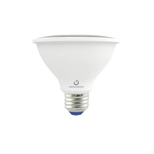 Green Creative 10W LED PAR30 Bulb, Short Neck, Dimmable, 40 Degree Beam, E26, 950 lm, 120V, 4000K