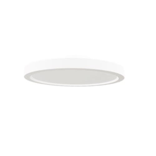 Green Creative 12-in 24W Round LED Surface Mount Downlight, 120V, Selectable CCT