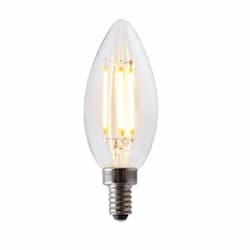 5.5W WET B11 Bulb, Dimmable, Clear, E12, 120V, 2700K