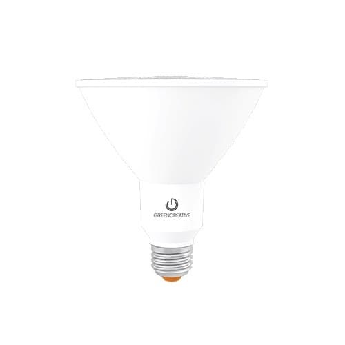 Green Creative 15.5W Refine PAR38 Bulb, Spot, E26, 1370lm, 120V, 3000K, White