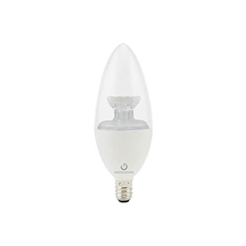 Green Creative 5W LED Candelabra B11 Bulb, Dimmable, E12 Base, 300 lm, Warm Dim