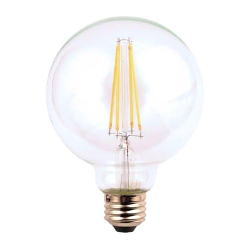 Green Creative 4.5W Filament LED G25 Bulb, Dimmable, 450 lm, 2700K