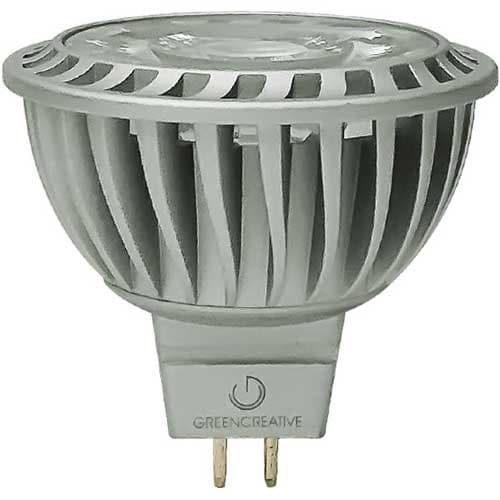 Green Creative 8.5W LED MR16 Bulb, Dimmable, 550 lm, GU5.3, Narrow Flood, 2700K