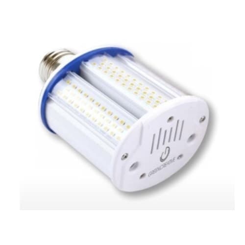 Green Creative 40W LED Corn Bulb, 100W HID Retrofit, E39, 5800 lm, 120V-277V, 5000K