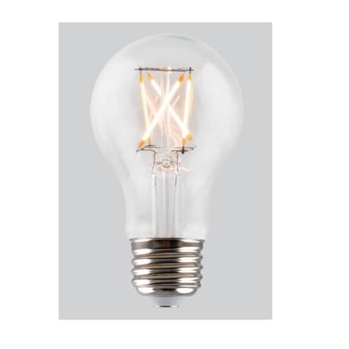 Green Creative 5W LED A19 Filament Bulb, Dimmable, E26, 450 lm, 120V, 2700K