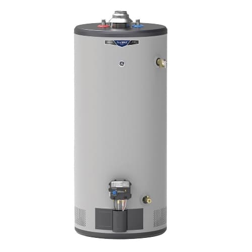 GE 40 Gallon Short Water Heater, NG, Low Nox, Atmospheric Vent, 8 Yr