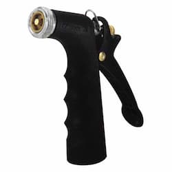 Gilmour Black Pistol Grip Full Comfort Grip Nozzle, Die-Cast Zinc