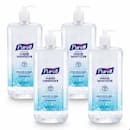 GOJO Purell Refreshing Gel Hand Sanitizer, 1.5 L Bottle, 4 Pack