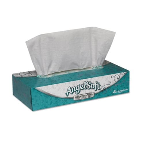 Georgia-Pacific Angel Soft ps White 2-Ply Premium Facial Tissues Flat Box