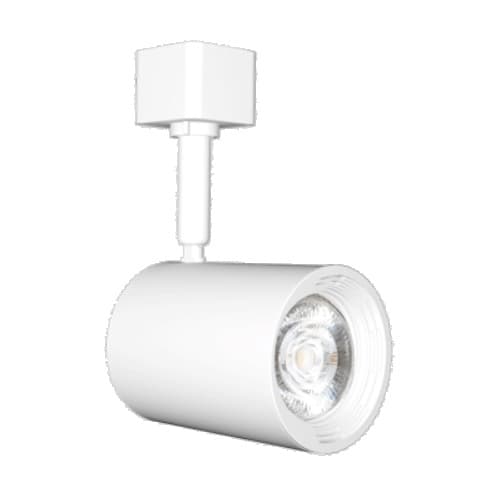 Green Creative 6.5W ATOM Track Head w/ H Adapter, Narrow, 120V,  2700K, Matte White