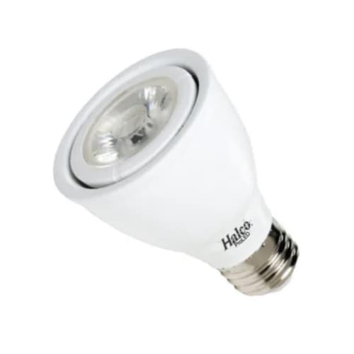 Halco 7W LED PAR20 Bulb, Flood, E26, 90 CRI, 550 lm, 120V, 4000K, White