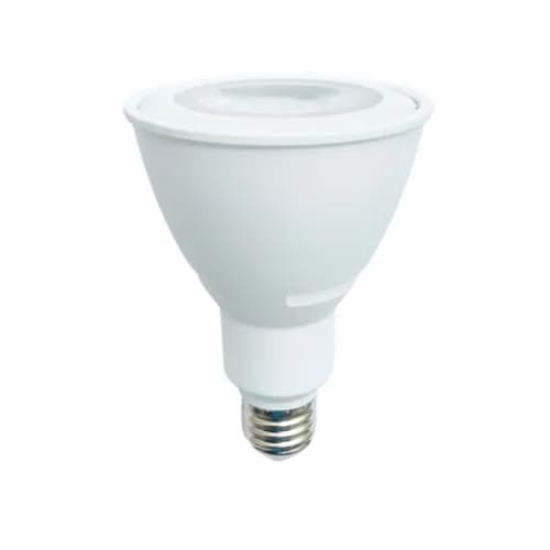 Halco 12W LED PAR30L Bulb, Narrow Flood, E26, 90CRI, 1050lm, 120V, 3000K, WH