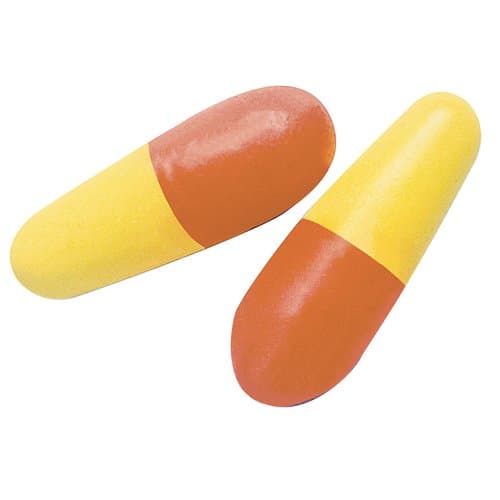 Howard Leight Coral/Yellow Multi-Sized Foam Multi Max Disposable Earplugs