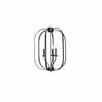 HomEnhancements 40W Victoria Medium Entry Pendant Light, 3-Light, Oil Rubbed Bronze