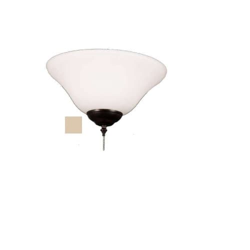 HomEnhancements LED Light Kit, 2-Light, Tea Stain Glass, Oil Rubbed Bronze