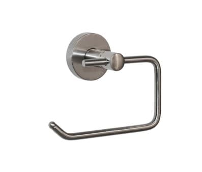 HomEnhancements Euro Paper Holder, Circular, Satin Nickel