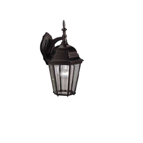 HomEnhancements Wall Coach Light, 1-Light, E26, Matte Black