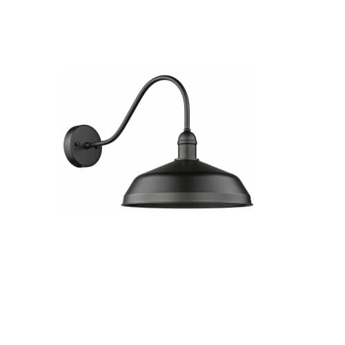 Vivio 15.5-in Gia Gooseneck Barn Light, Large, 1-Light, Matte Black