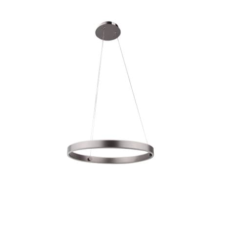 Vivio LED Ava Single Ring Pendant Light, Coffee Brown, 3000K