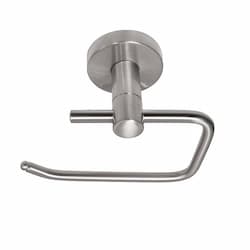 HomEnhancements Euro Round Paper Holder, Satin Nickel