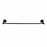 HomEnhancements 24-in Towel Bar, Round, Matte Black