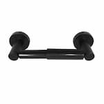 HomEnhancements Standard Paper Holder, Round, Matte Black