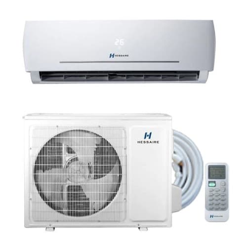 Hessaire 24000 BTU/H Ductless Mini Split A/C Heat Pump System, 10.5A, 208V-230V