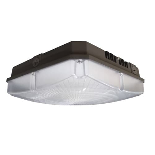 ILP Lighting 40W LED Canopy Light, Parking Garage Wide, 5093 lm, 347V-480V, 4000K