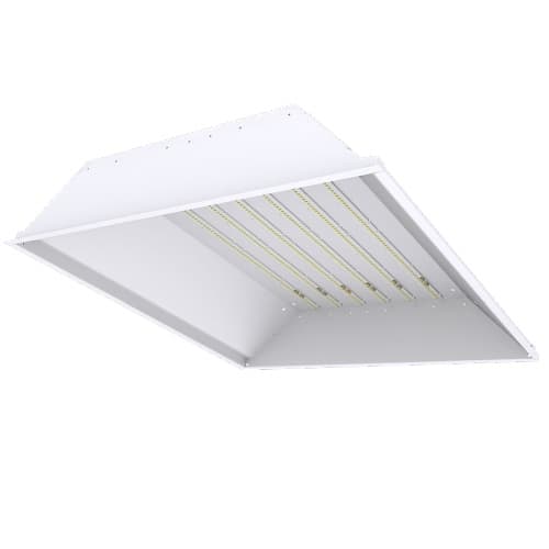 ILP Lighting 2x4 90W LED Recessed Grid Frame High Bay, 13991 lm, 120V-277V, 5000K