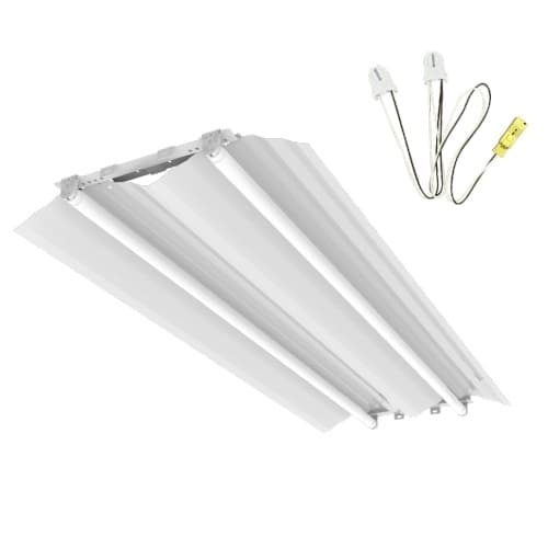 ILP Lighting 2x2 LED T8 Troffer Retrofit Kit, 2-Lamp, Enhanced Aluminum, Unshunted