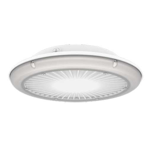 ILP Lighting 75W LED UFO Parking Garage Light w/ 14W CT BBU, 120V-277V, 4000K, SL