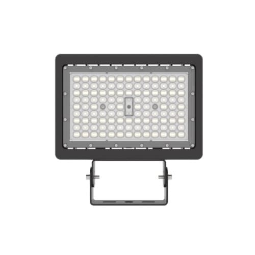 ILP Lighting 83W LED Compact Flood Light w/ Trunnion Mount, Wide, 120V-277V, Bronze