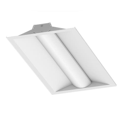 ILP Lighting 2X4 25W LED Volumetric Troffer, 3430 lm, 120V-277V, 4000K, Frosted