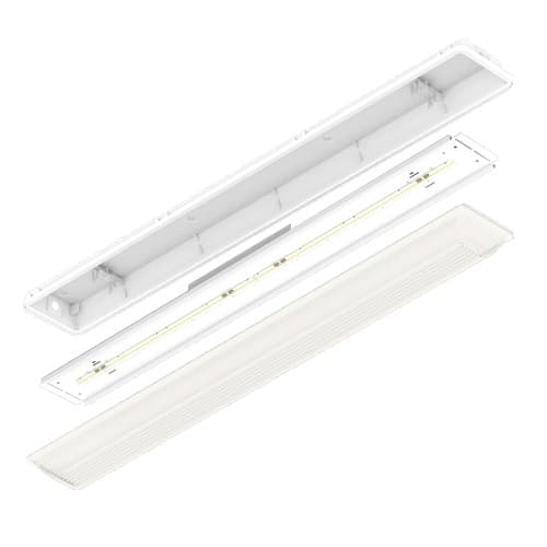 ILP Lighting 4-ft 25W LED Vapor Tight Retrofit, 3986 lm, 120V-277V, 5000K