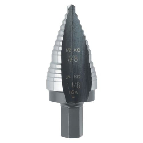 Irwin 7/8" - 1-1/8" Unibit Fractional Step drill