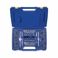 Fractional/Metric Tap, Hex Die & Machine Screw Set, 76 Piece