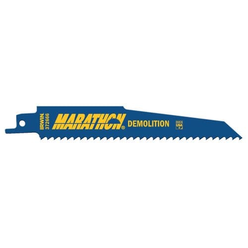 Irwin 9" 10 TPI Demolition Reciprocating Saw Blade (5 Pack)