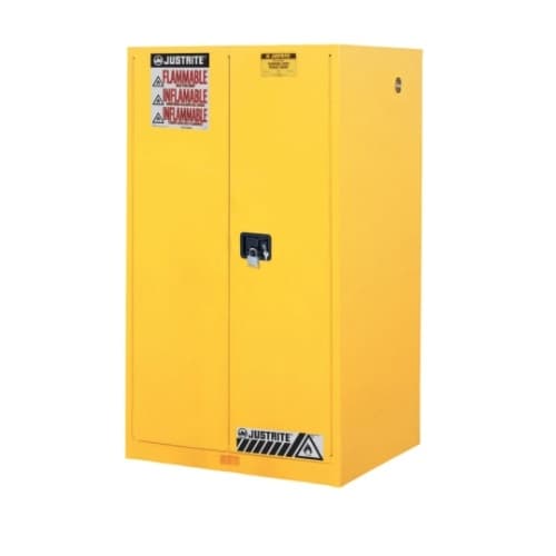 Justrite 60 Gallon Yellow Safety Cabinet for Flammables