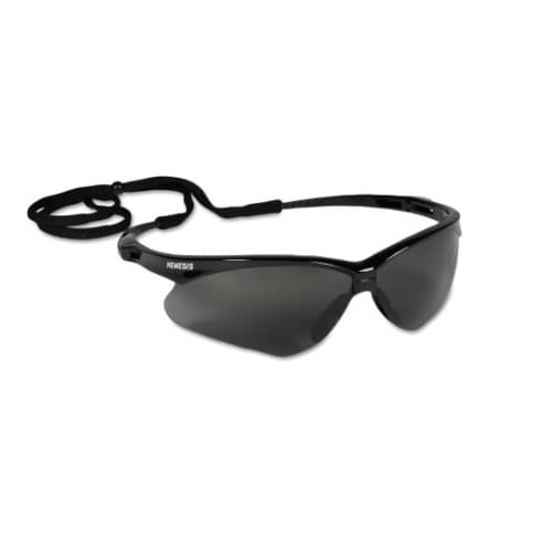 Kimberly-Clark Safety Glasses w/ Smokey Anti-Scratch Lens & Black Frame