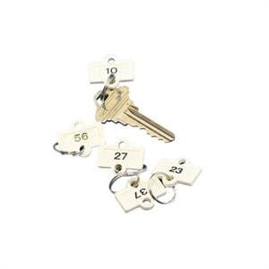 Kidde Key Cabinet Pro Extra Key Tags, White, 70 Count