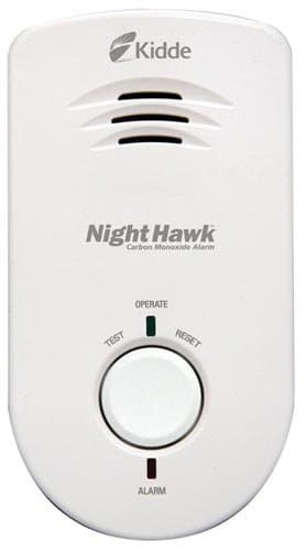Kidde Nighthawk Battery Operated Carbon Monoxide Alarm, Basic