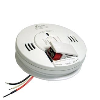 Kidde AC/DC Wire-In Photoelectric Smoke/CO Alarm with Voice Warning 
