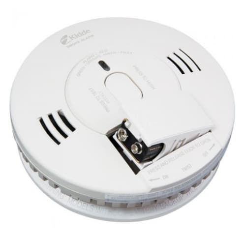 Kidde 9V DC Battery Powered Smoke Alarm w/Voice & Battery Backup