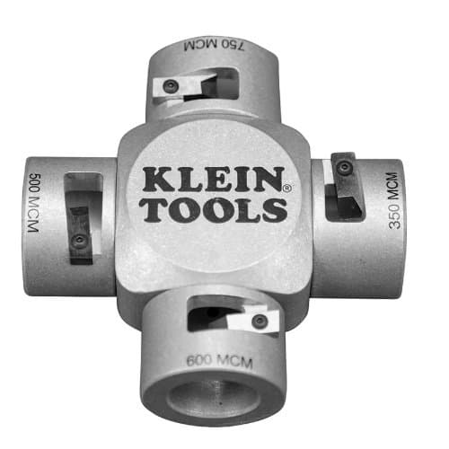 Klein Tools Large Cable Stripper w/ Clover Design for 350-750 MCM Cable