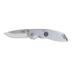 Klein Tools 4" Stainless Steel Folding Pocket Knife w/Clip