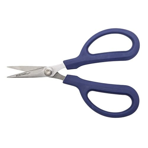 Klein Tools 6-3/8-in Curved Utility Shear, Steel, Blue