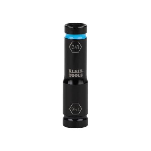 Klein Tools Flip Impact Socket, 0.44 & 0.38-in